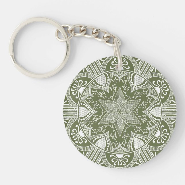 Porte-clefs Moss Mandala (Devant)
