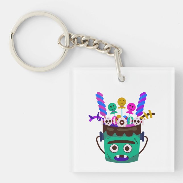 Porte-clefs Moster Spooky Sweet Bucket Tee Shirts (Devant)