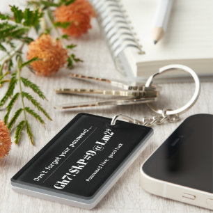 Porte-clefs Mot de passe drôle