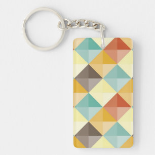 Porte-clefs motif Abstrait