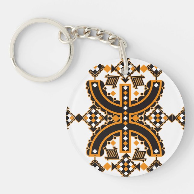 Porte-clefs Motif amazigh z imazighen (Devant)
