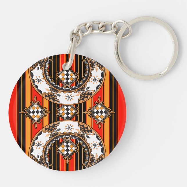 Porte-clefs Motif amazigh z imazighen (Dos)