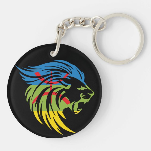 Porte-clefs Motif amazigh z imazighen (Dos)