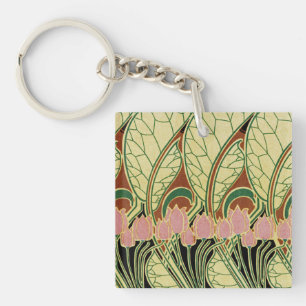 Porte-clefs Motif Art Nouveau #1