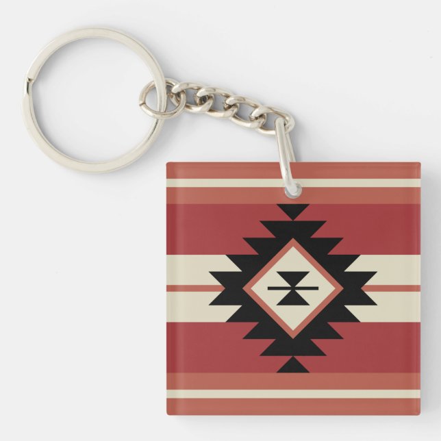 Porte-clefs Motif Aztec (Devant)