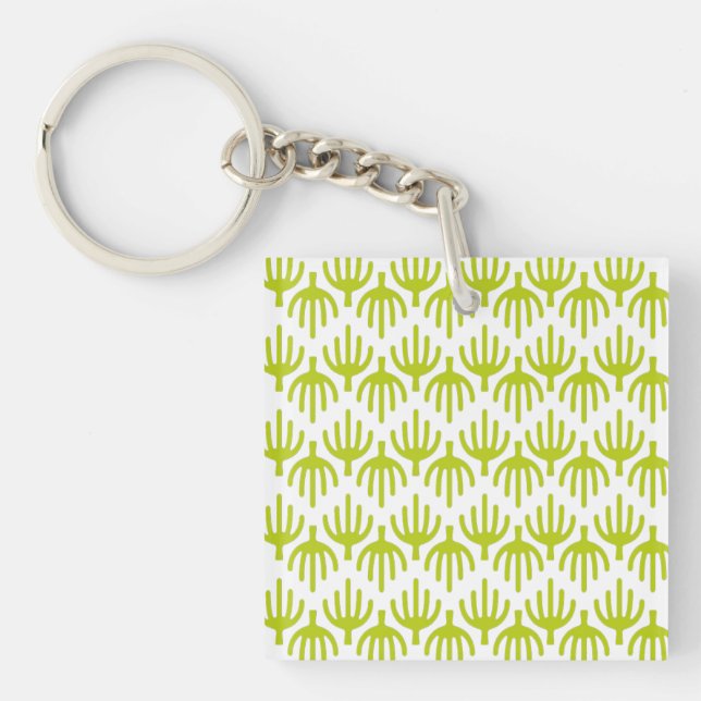 Porte-clefs Motif Cactus (Devant)