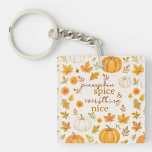 Porte-clefs Motif Citrouille mignon   Thanksgiving