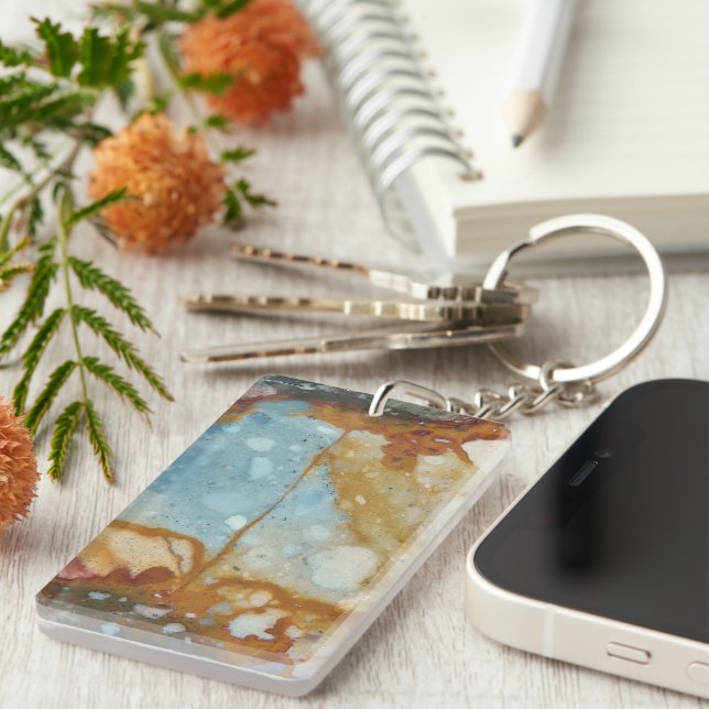 Porte-clefs Motif couleur Jasper Stone (Devant droit)