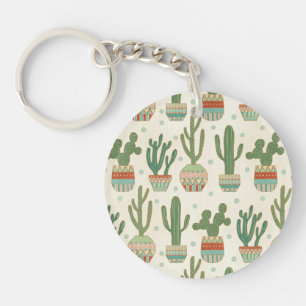 Porte-clefs Motif de cactus d'étape   de Geo de sud-ouest