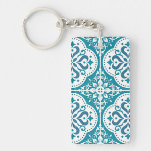 Porte-clefs Motif de carreaux en céramique