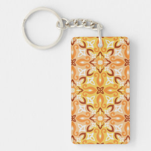 Porte-clefs Motif de carreaux en céramique