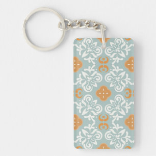 Porte-clefs Motif de carreaux en céramique