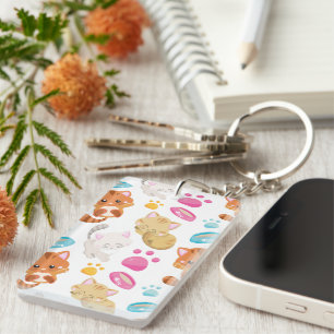 Porte-clefs Motif De Chats, Chats Mignons, Kitty, Chatons, Paw
