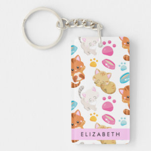 Porte-clefs Motif De Chats, Chats Mignons, Kitty, Paws, Votre
