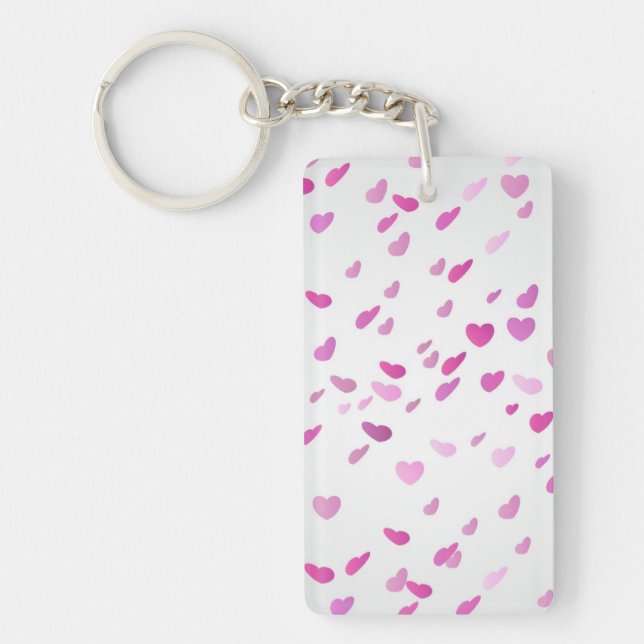 Porte-clefs Motif de coeur (Devant)