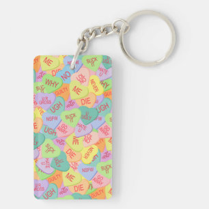 Porte-clefs Motif de cœurs en bonbons - SFW