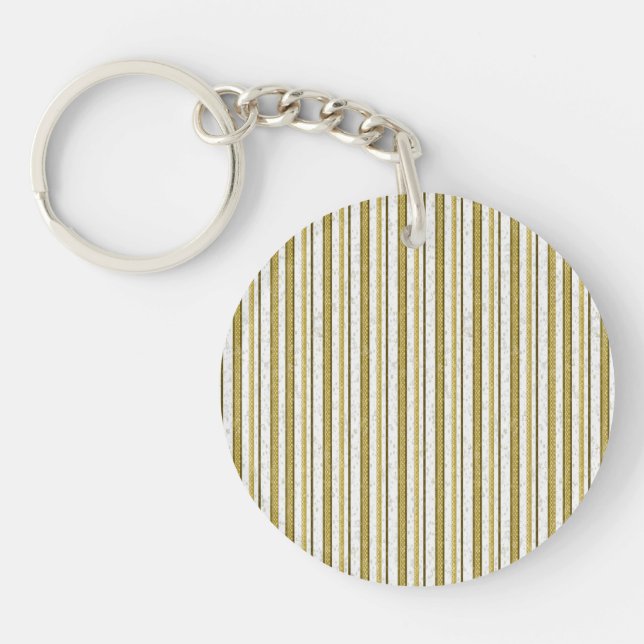 Porte-clefs Motif de dentelle blanche (Devant)
