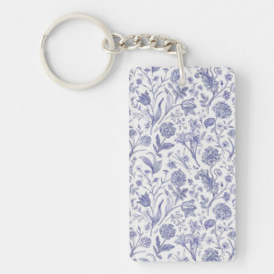 Porte-clefs Motif de fleurs