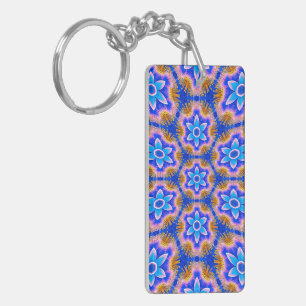 Porte-clefs Motif de fleurs de fleur mignonne