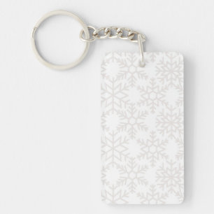 Porte-clefs Motif de flocon de neige	