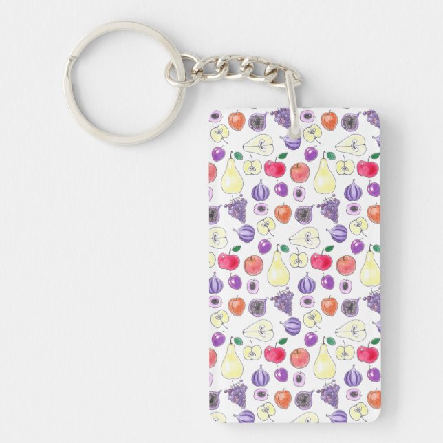 Porte-clefs Motif de fruits (Devant)