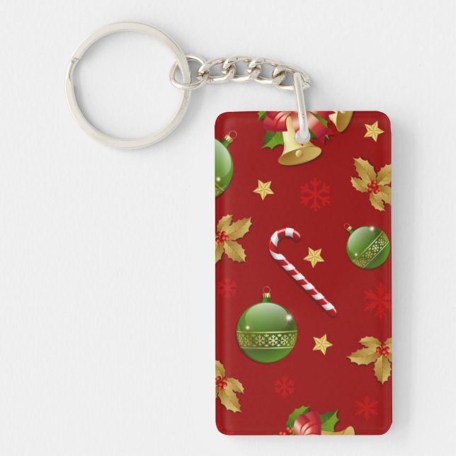 Porte-clefs Motif de la nouvelle année (Devant)