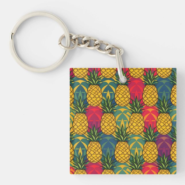 Porte-clefs Motif de l'ananas  (Devant)