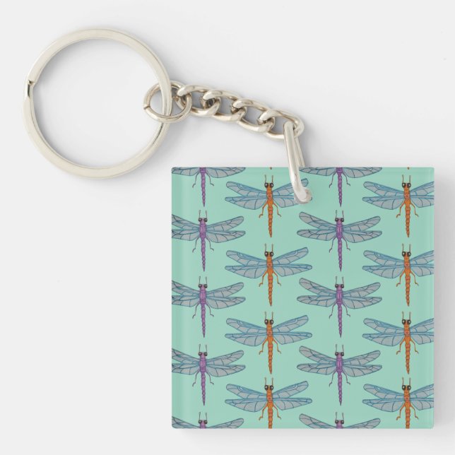 Porte-clefs Motif de libellule (Devant)