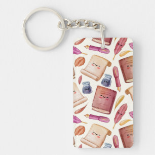 Porte-clefs Motif de livre