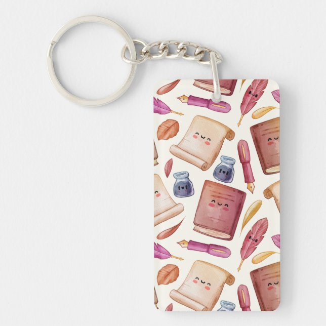 Porte-clefs Motif de livre (Devant)