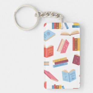 Porte-clefs Motif de livre