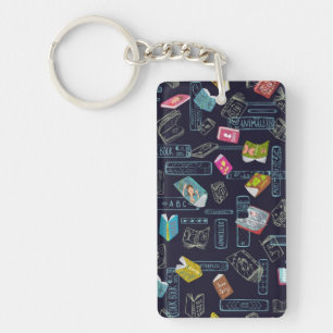 Porte-clefs Motif de livre