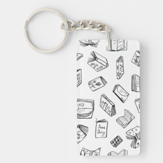 Porte-clefs Motif de livre (Devant)