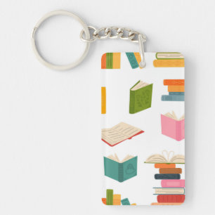 Porte-clefs Motif de livre