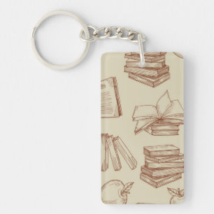 Porte-clefs Motif de livre
