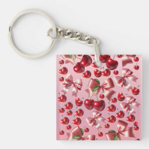 Porte-clefs Motif de nœud papillon cœur Coquette personnalisé