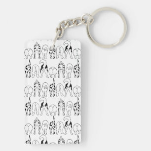 Porte-clefs Motif des boutons de chien