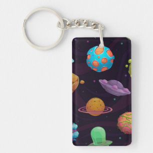 Porte-clefs Motif d'espace