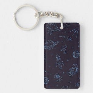 Porte-clefs Motif d'espace