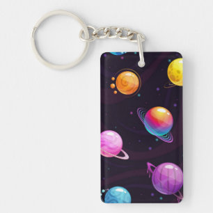 Porte-clefs Motif d'espace