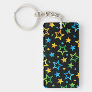 Porte-clefs Motif d'étoiles