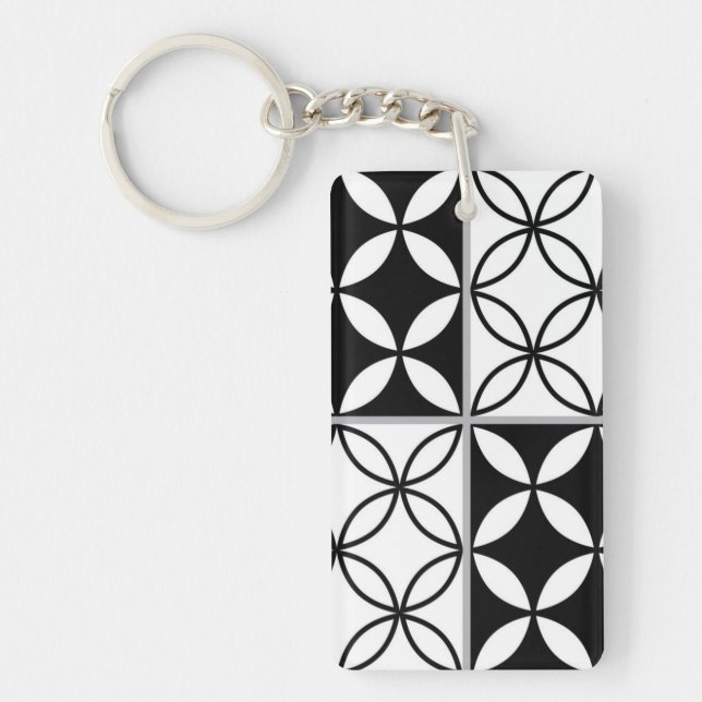 Porte-clefs Motif en céramique (Devant)