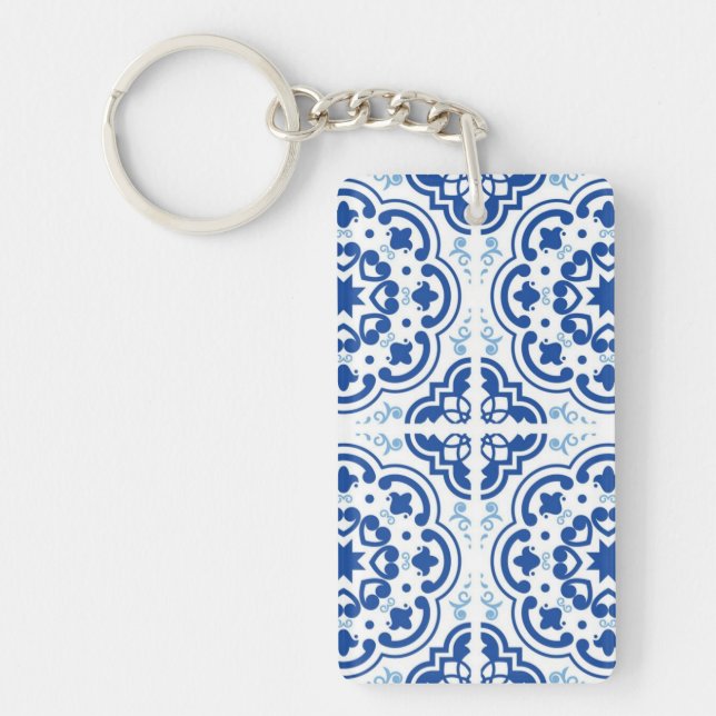 Porte-clefs Motif en céramique (Devant)