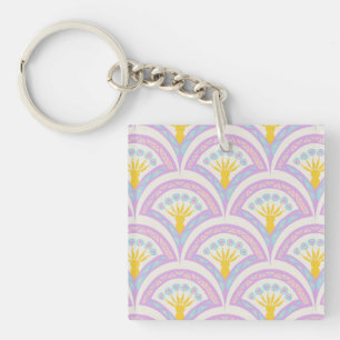 Porte-clefs Motif en coquille de couleur pastel
