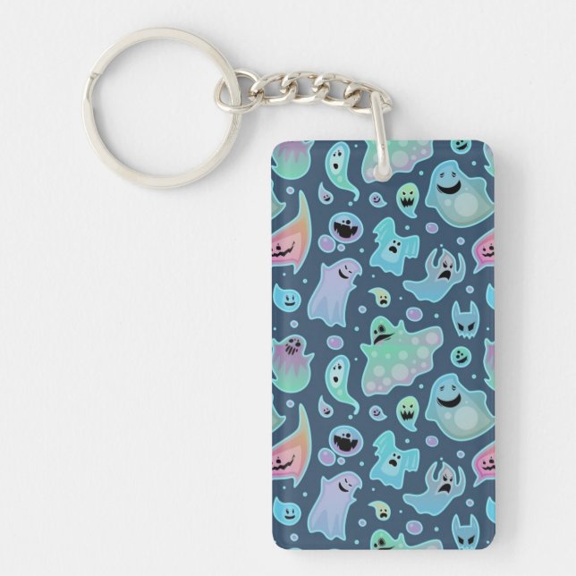 Porte-clefs Motif fantôme (Devant)