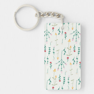 Porte-clefs Motif Fleur Fleur Acrylique de Printemps