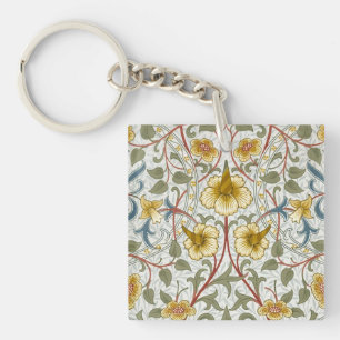 Porte-clefs Motif floral Narcisse de William Morris