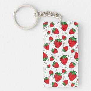 Porte-clefs Motif fraise