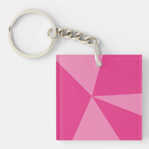 Porte-clefs Motif géométrique triangles
