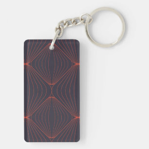 Porte-clefs Motif graphique simple et élégant inspiré de Noël